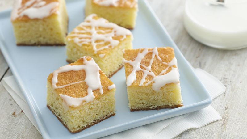 Lemon-Butter Pound Cake Bars