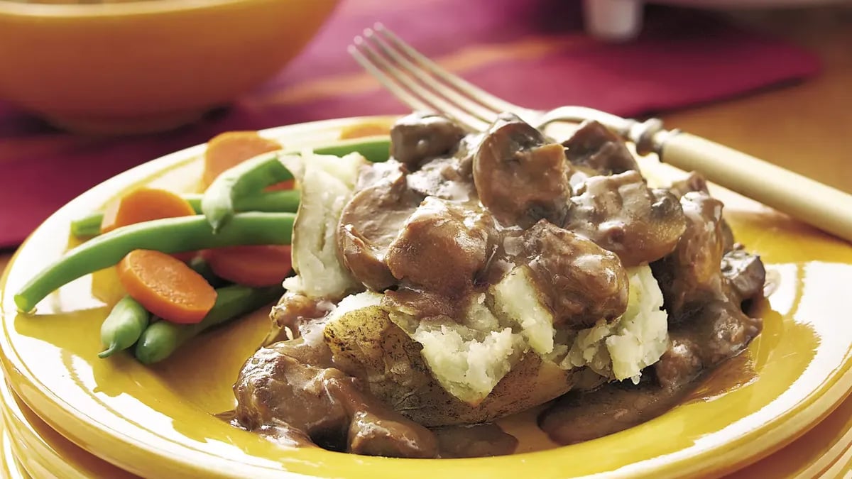 Slow-Cooker Mushroom Beef