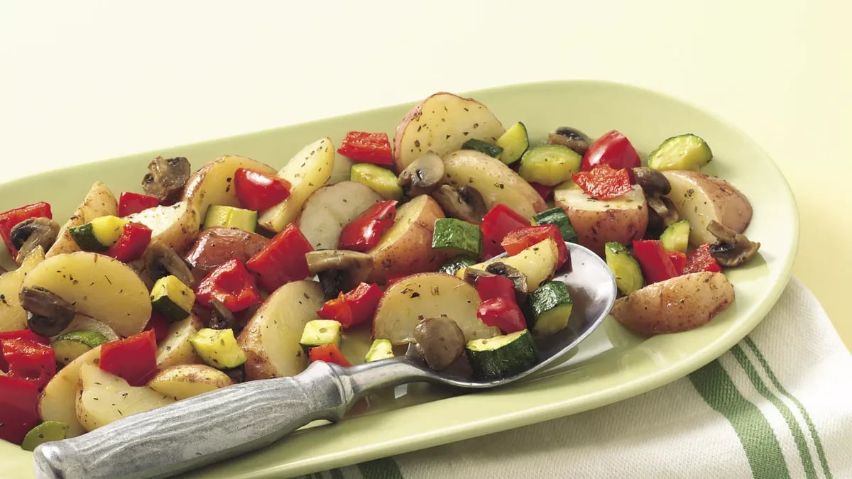 Oven-Roasted Potatoes and Vegetables