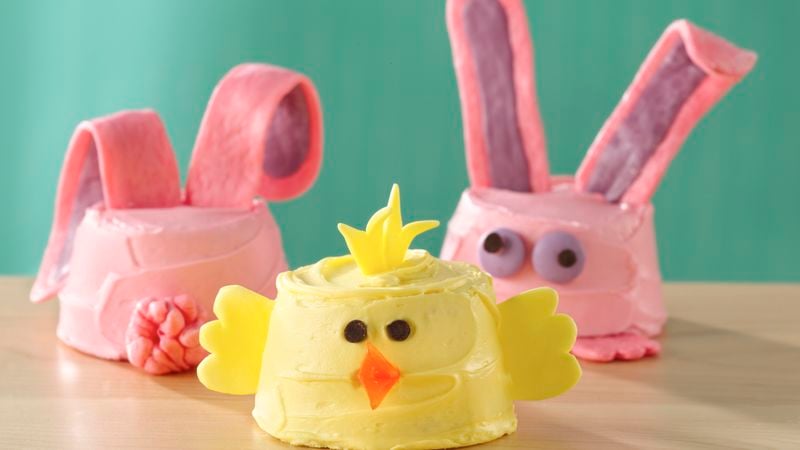 Bunny and Chick Cupcakes