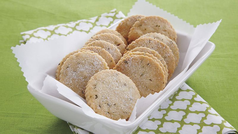 Rosemary Shortbread Cookies