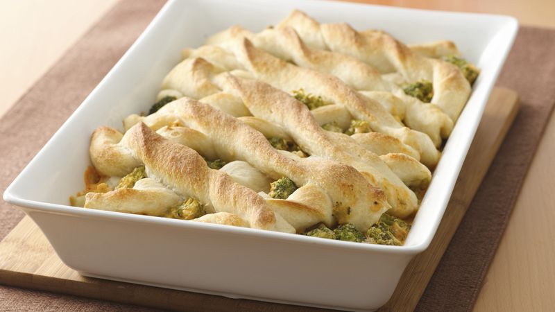 Broccoli-Cheese Breadstick Bake