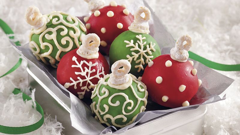Cake christmas ornaments deals