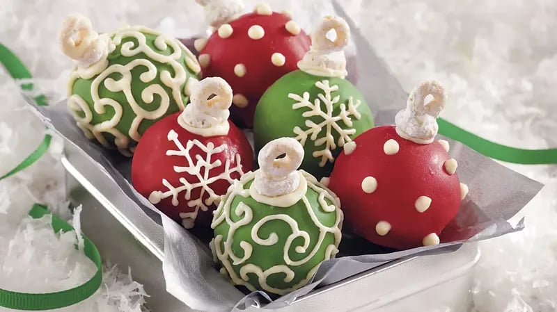 Cake Ball Ornaments
