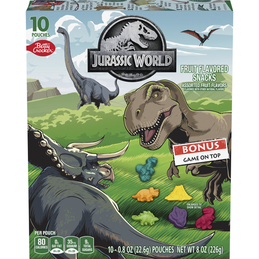 Betty Crocker™ Fruit Flavored Snacks Jurassic World - Front