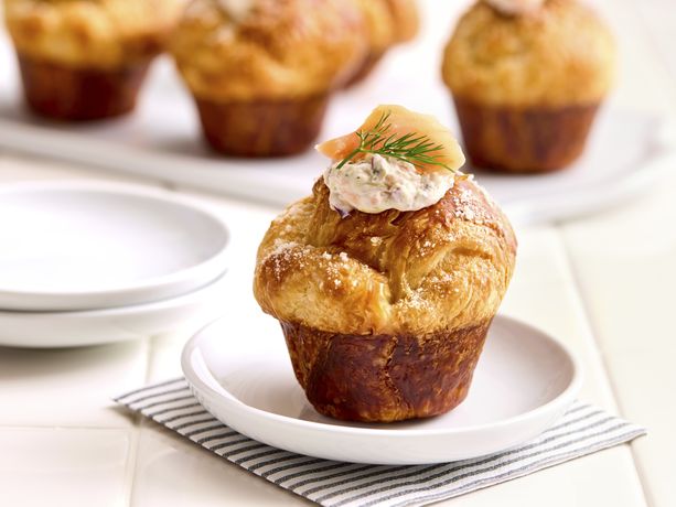 Smoked Lox Cruffins