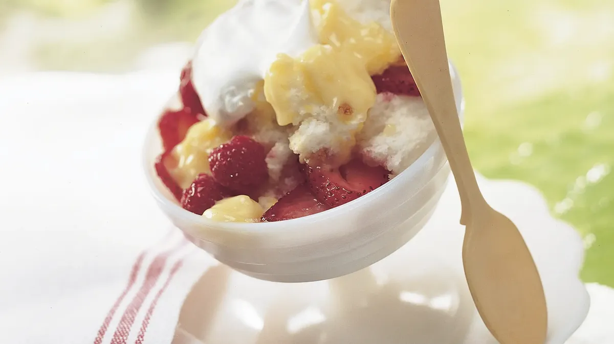 Angel Berry Summer Pudding
