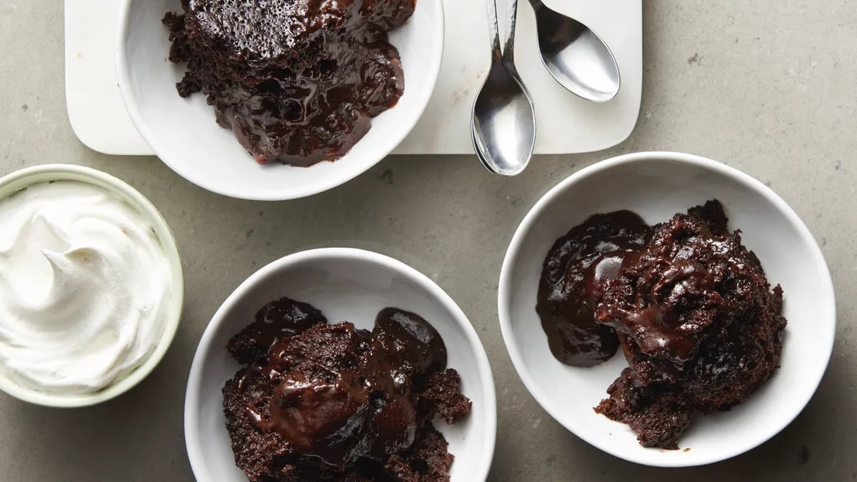 Slow-Cooker Chocolate Lava Cake