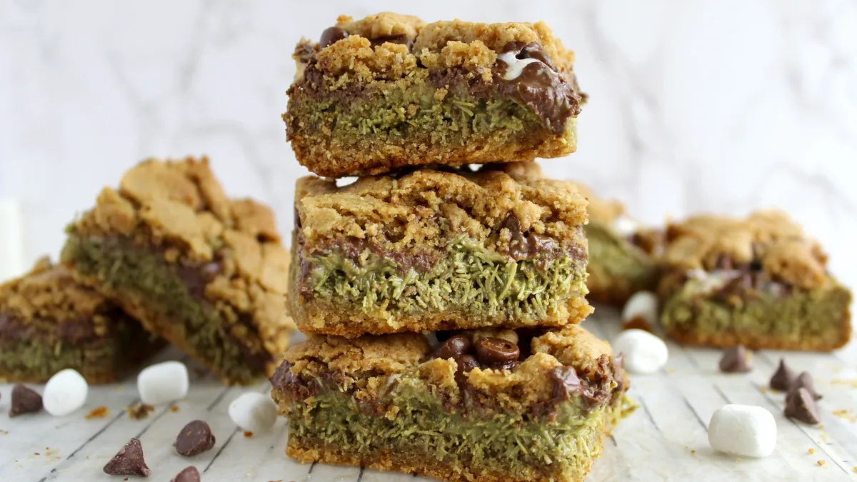 betty crocker Dubai Chocolate S’more Bars