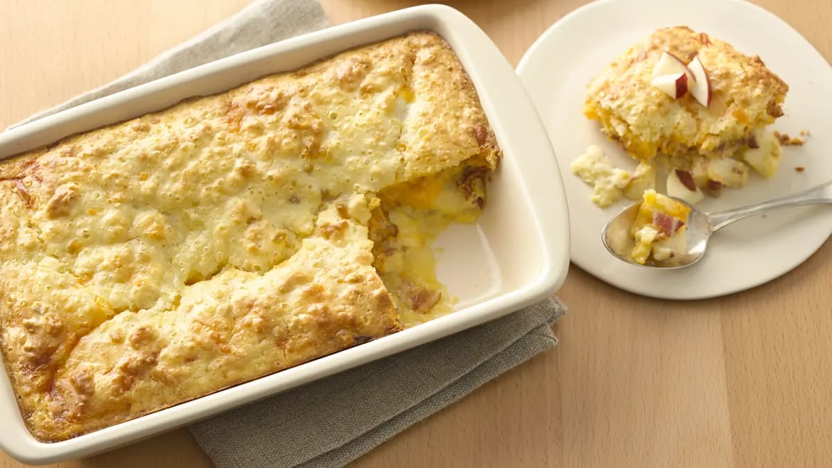 Cheesy Apple-Bacon Brunch