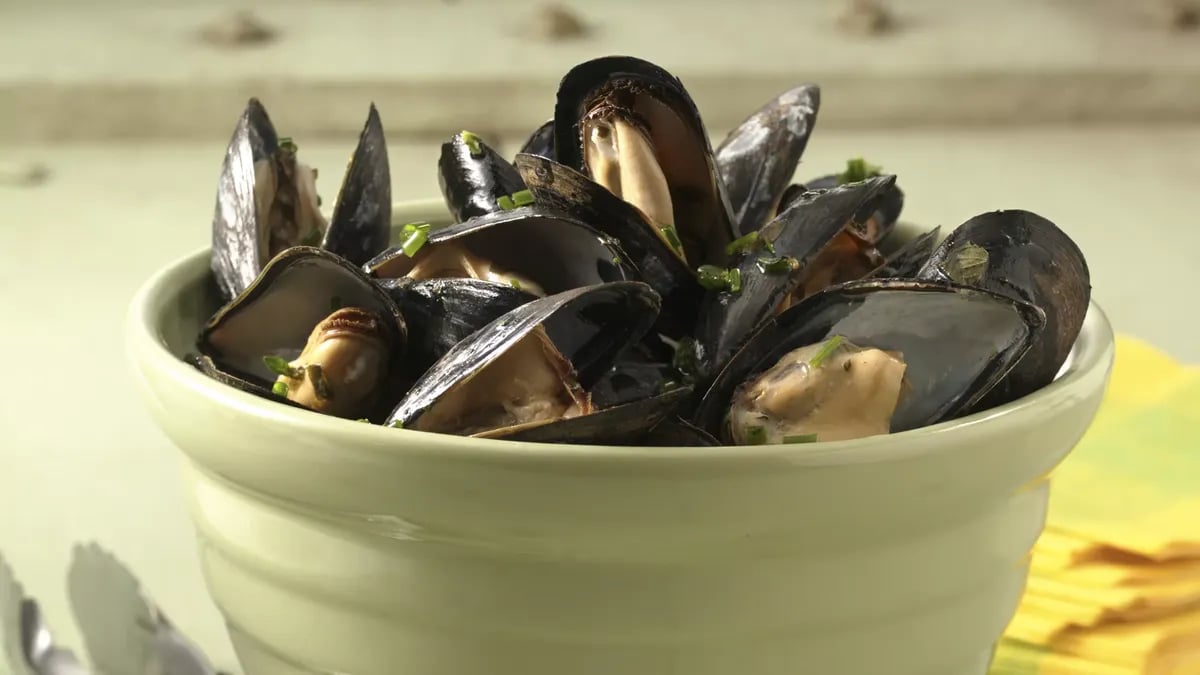 Steamed Mussels