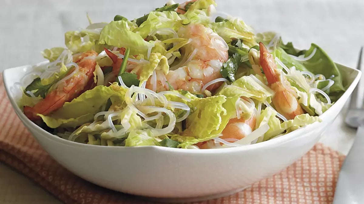 Asian Shrimp and Noodle Salad