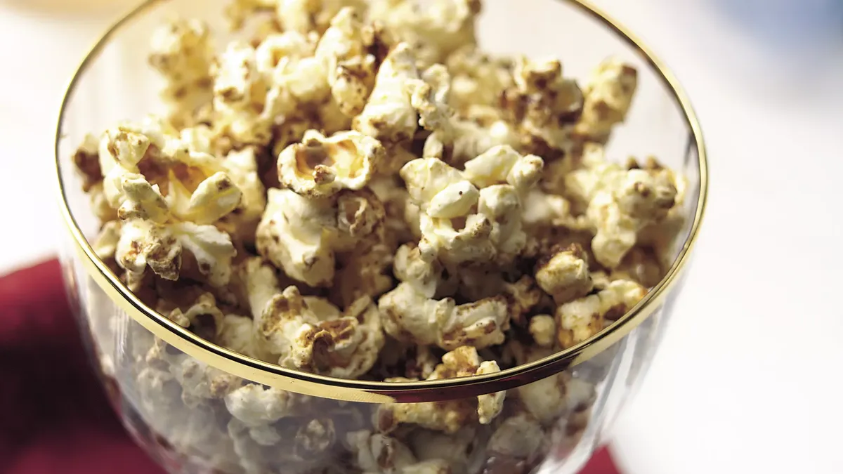 Gingerbread Popcorn Snack