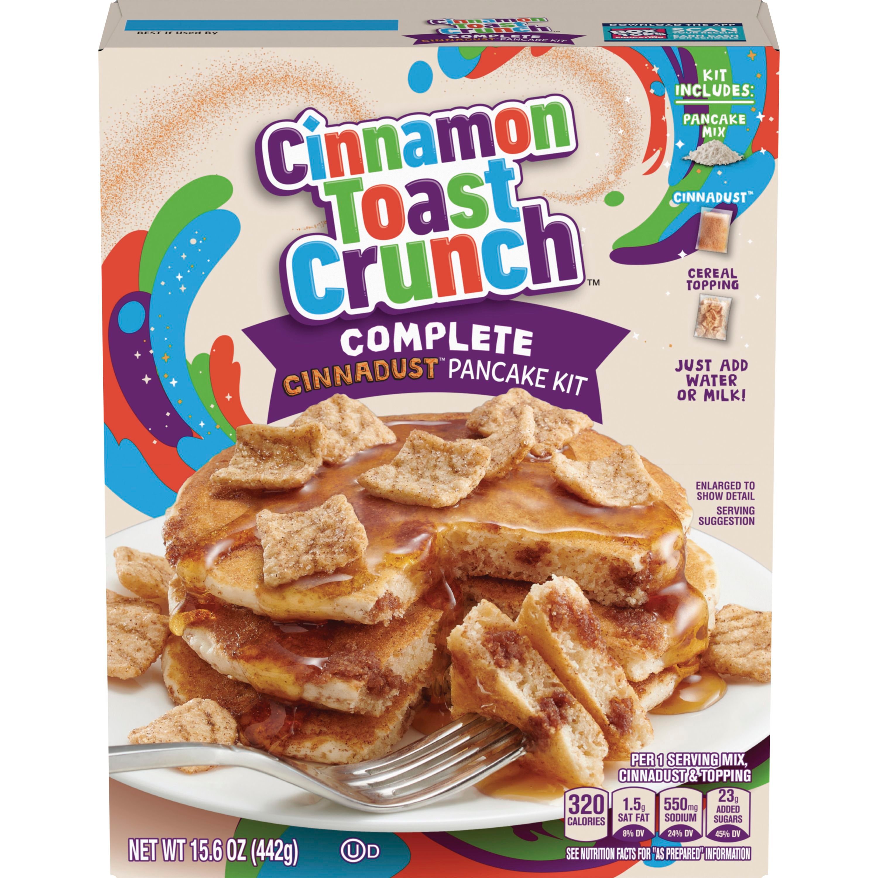 Betty Crocker Cinnamon Toast Crunch Pancake Kit - Front