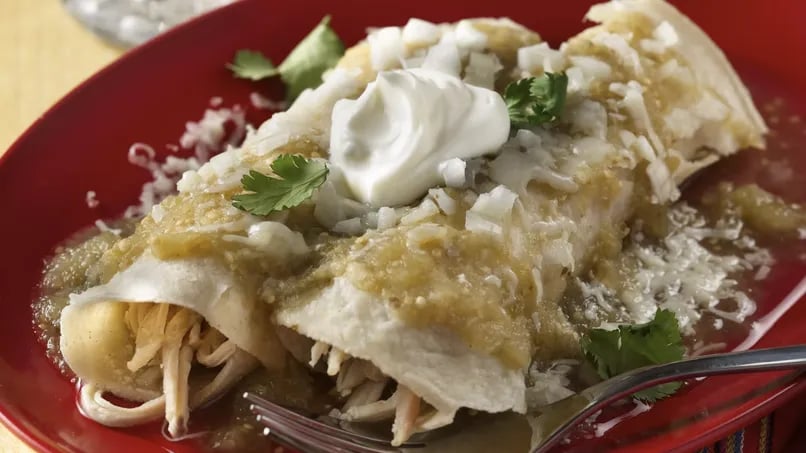 Easy Green Enchiladas