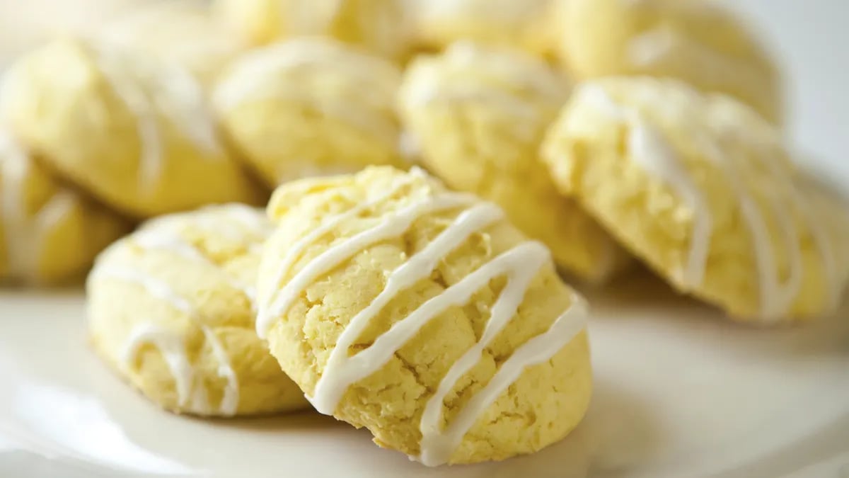 Lemon Cake Mix Cookies