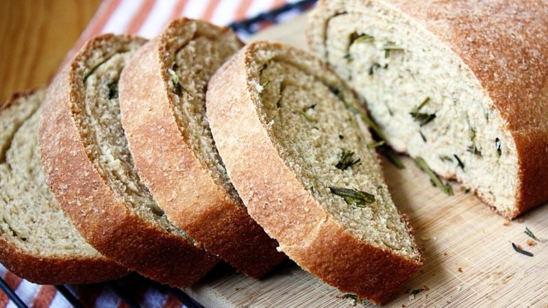 Rosemary-Browned Butter Swirl Bread