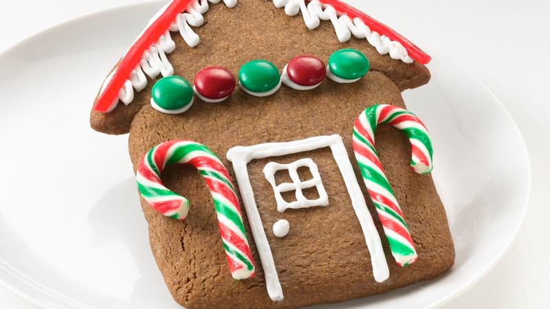 Easy Gingerbread House Cookies