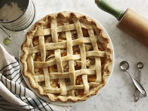 Lattice Peach-Apple Pie