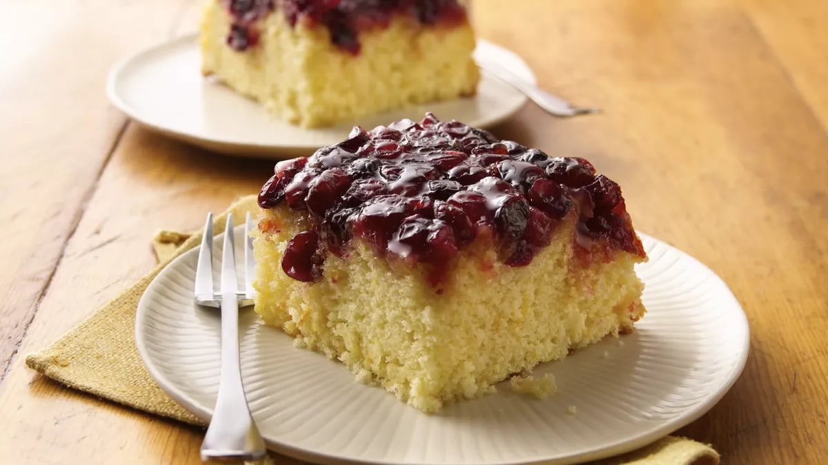 Cranberry-Orange Upside-Down Cake