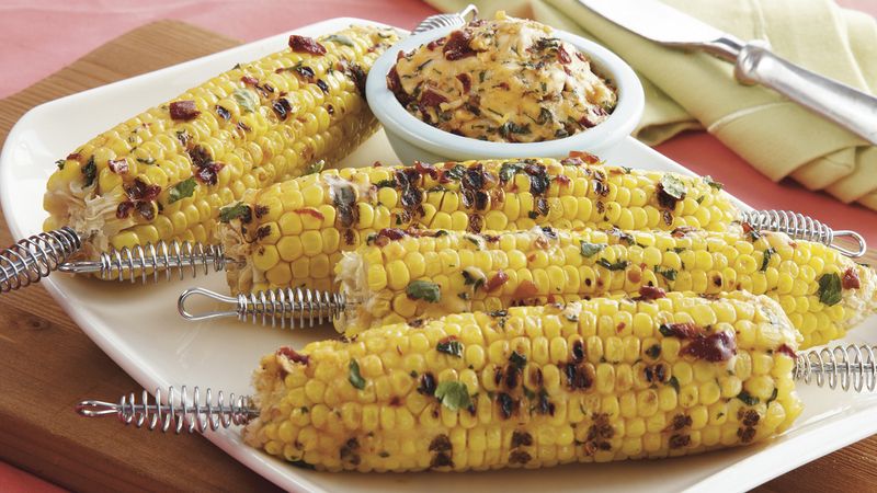 Grilled Corn and Chipotle Butter