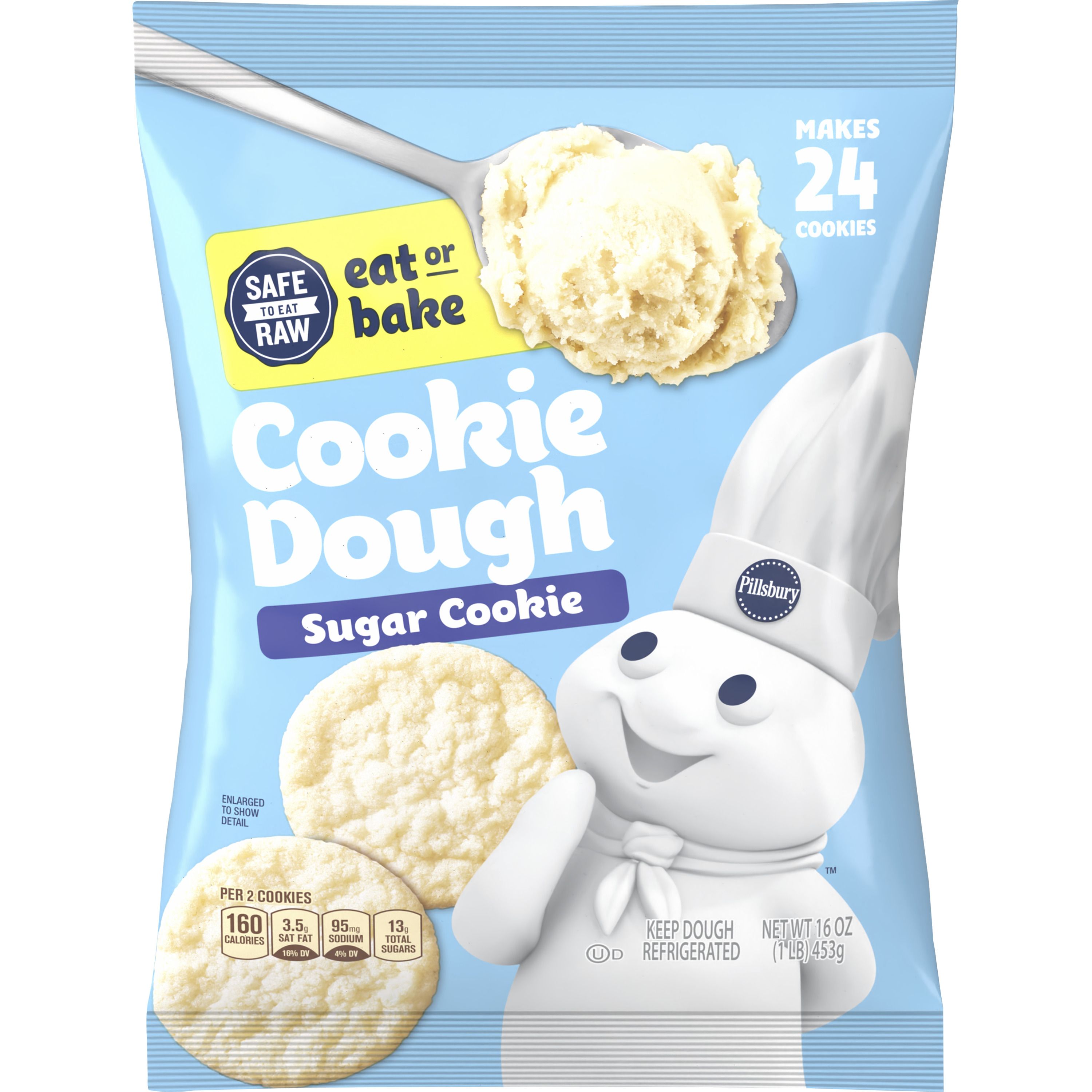 Pillsbury™ Ready to Bake!™ Sugar Cookie Dough - Front