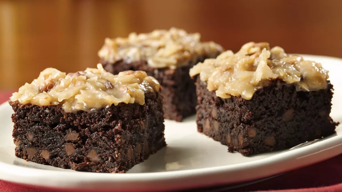 Gluten-Free German Chocolate Brownies