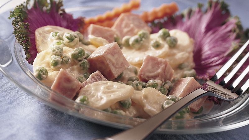 Creamy Ham and Potato Salad