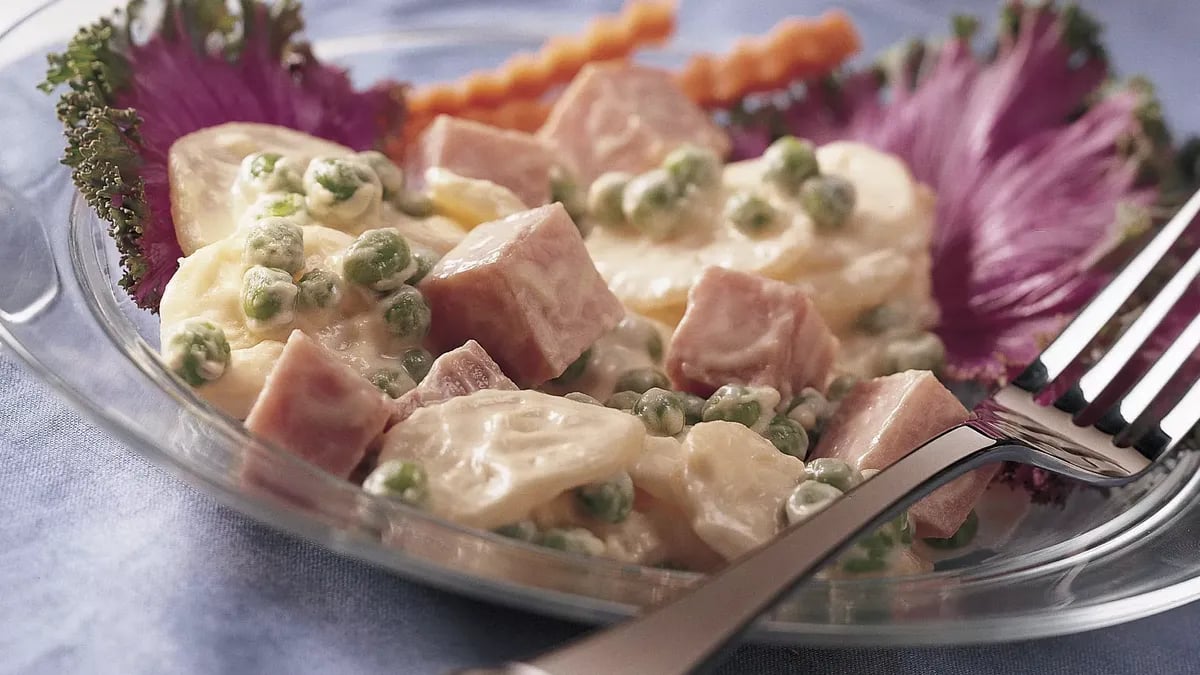 Creamy Ham and Potato Salad