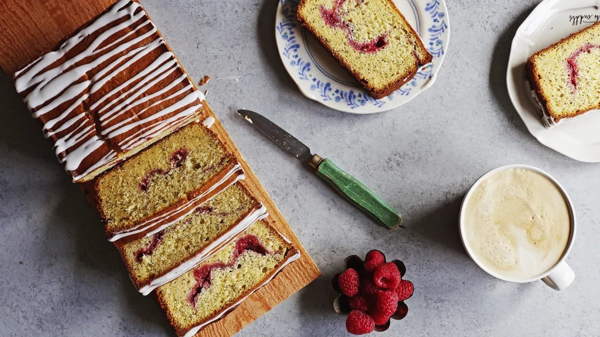 Raspberry-Lemon-Poppy Seed Loaf