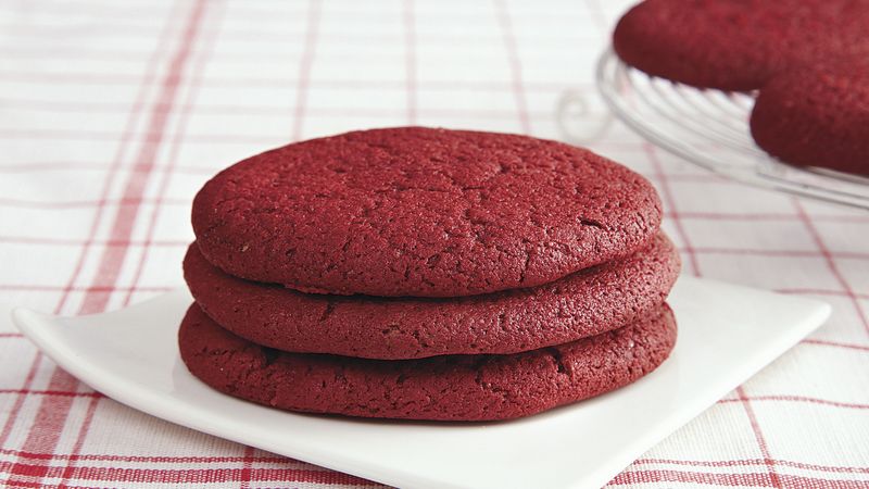 Cake Mix Red Velvet Cookies