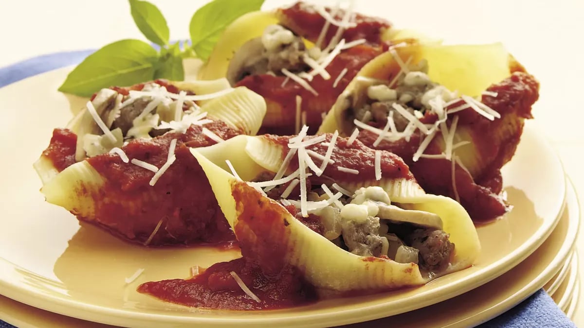 Stuffed Pasta Shells (Recipe Makeover)