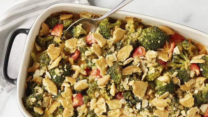 Cheesy Ranch Broccoli Bake