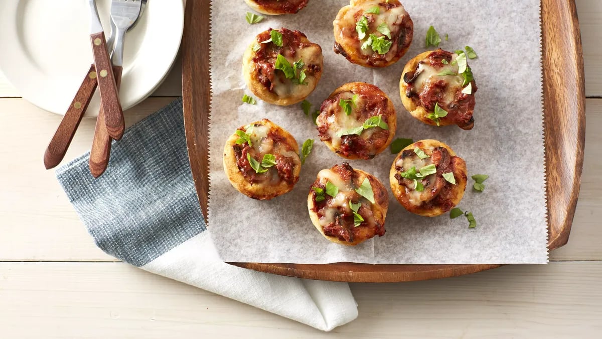 Muffin-Tin Italian Sausage Pizzas