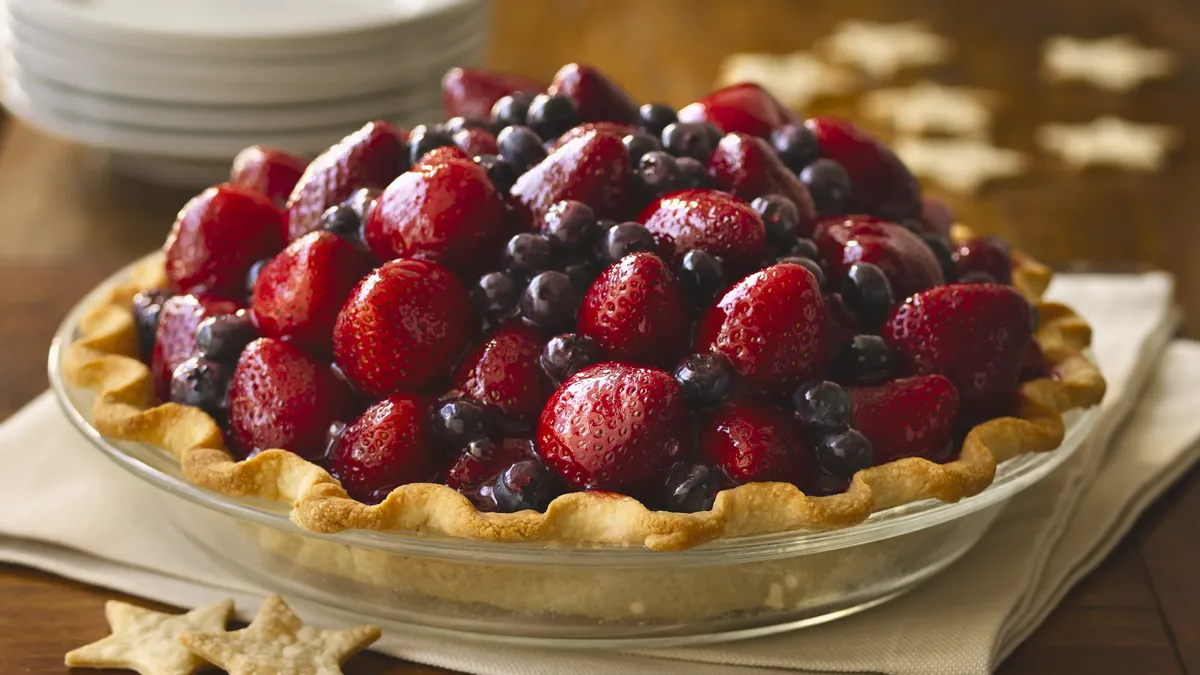 Here's to the Red, White & Blue Pie Recipe - Pillsbury.com