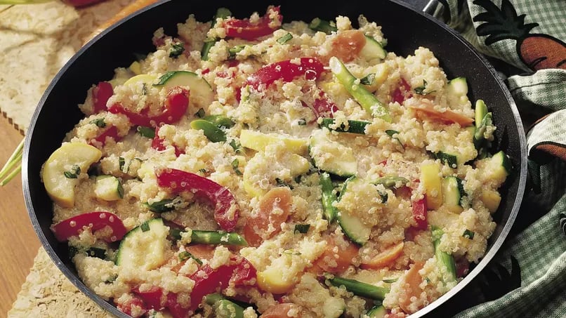 Creamy Quinoa Primavera