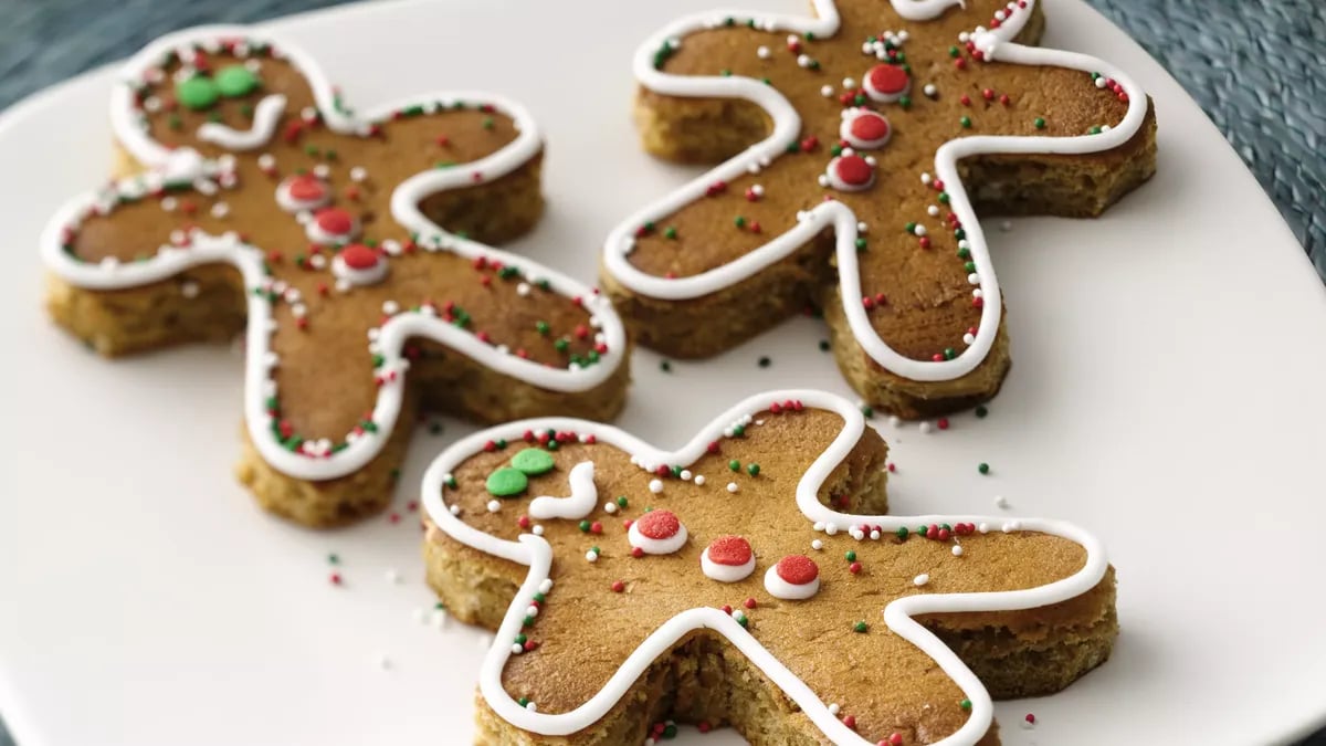 Gingerbread Boy Pancakes