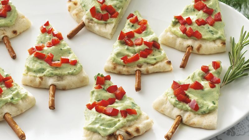 Christmas top themed appetizers