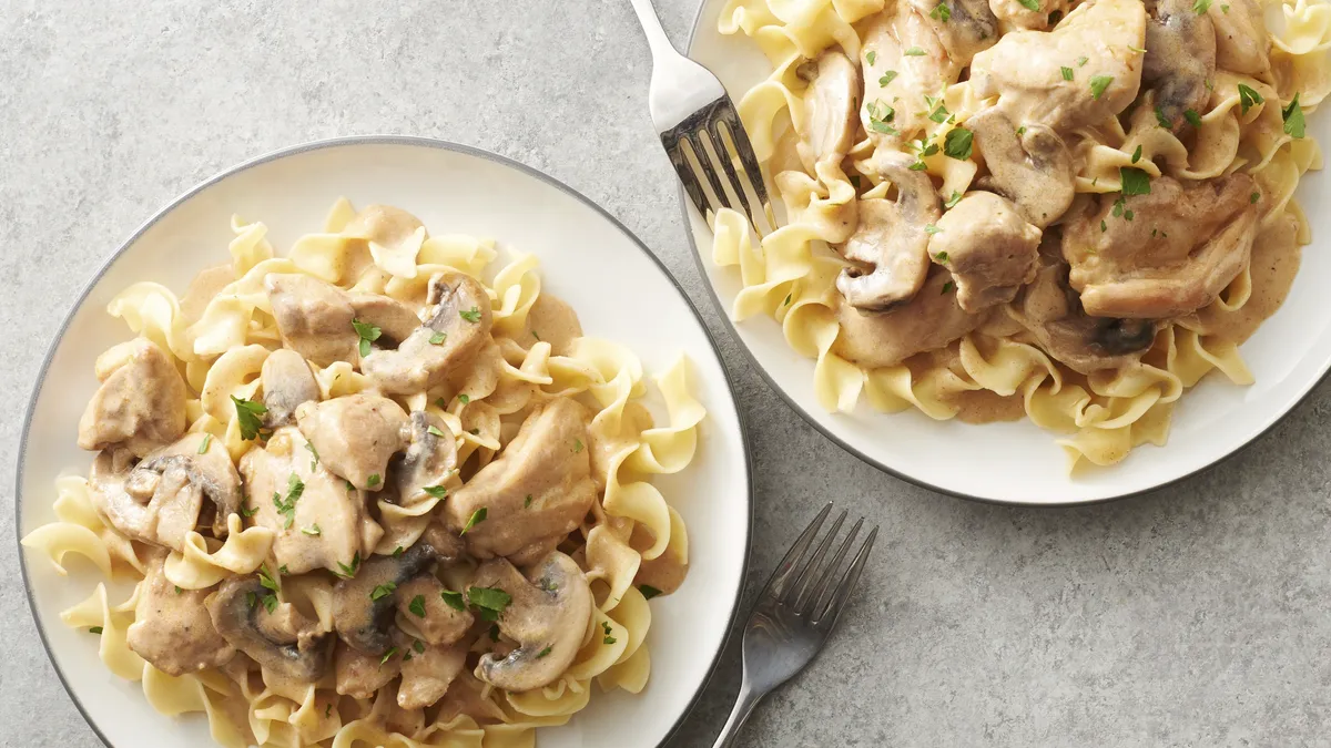 Skillet Chicken Stroganoff