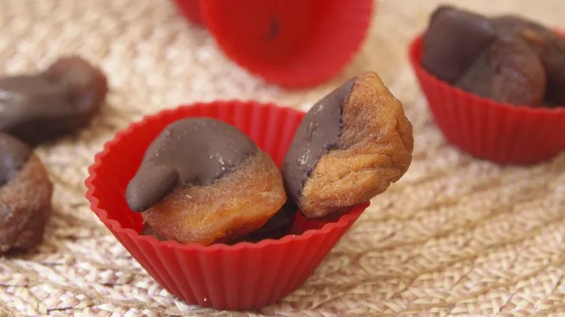 Chocolate-Covered Apricots