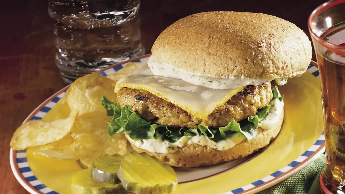 Dilled Turkey Burgers