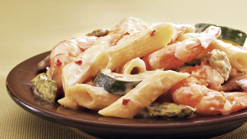 Penne with Shrimp and Vegetables