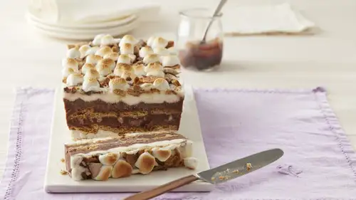 Toffee-S’mores Icebox Cake