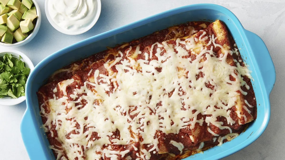 Beef and Tomato Enchiladas