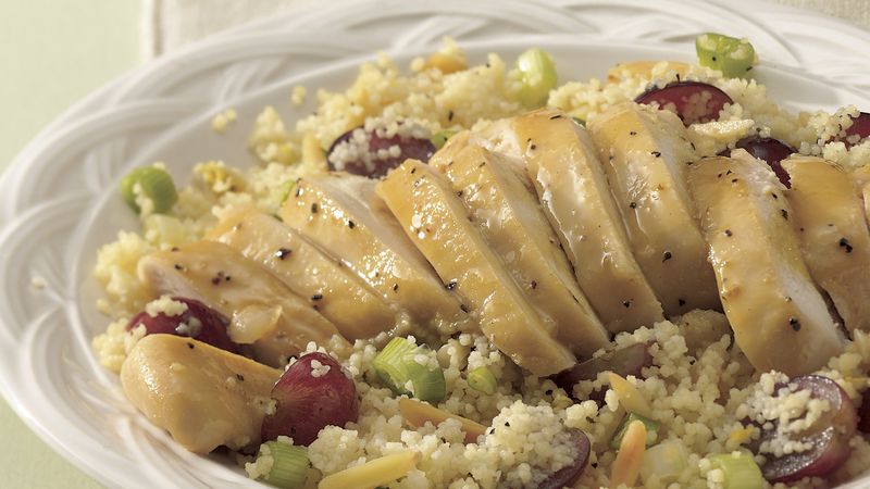 Couscous Salad with Honey-Mustard Chicken