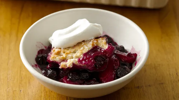 Berry-Peach Cobbler