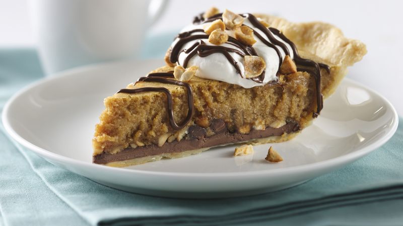 Sweet Chocolate-Peanut Butter Pie