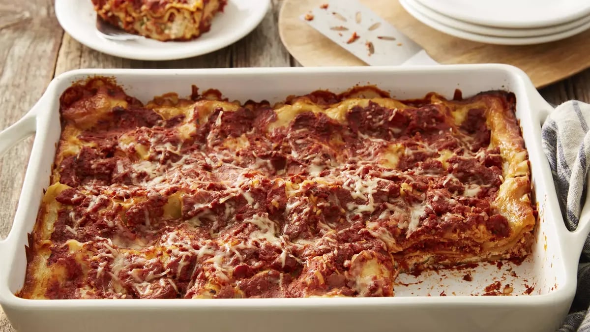 Easy Meatless Lasagna