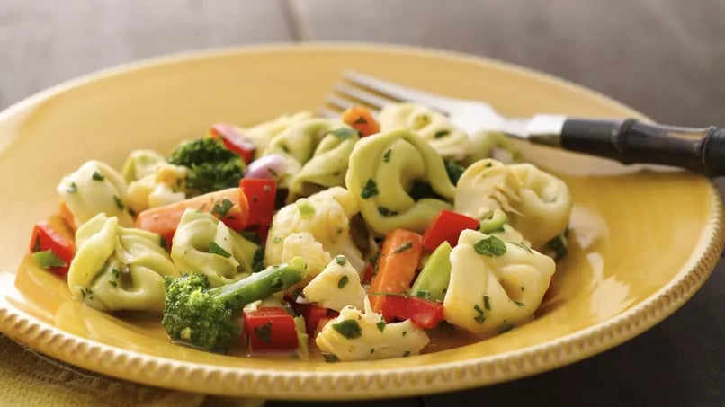 Easy Tortellini Vegetable Salad