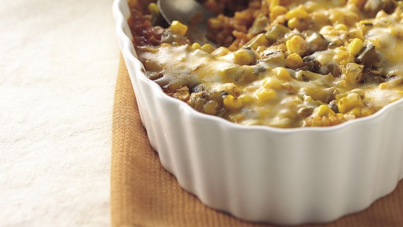 Spanish Rice Bake Recipe - BettyCrocker.com